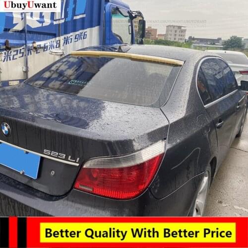 Rear Roof Lip SPOILER Fit FOR BMW E60 BMW M5 5 Series 520i 523i 525i 528i 530i 2005-2010 SPOILER E60 Abs Car Rear Wing SPOILER