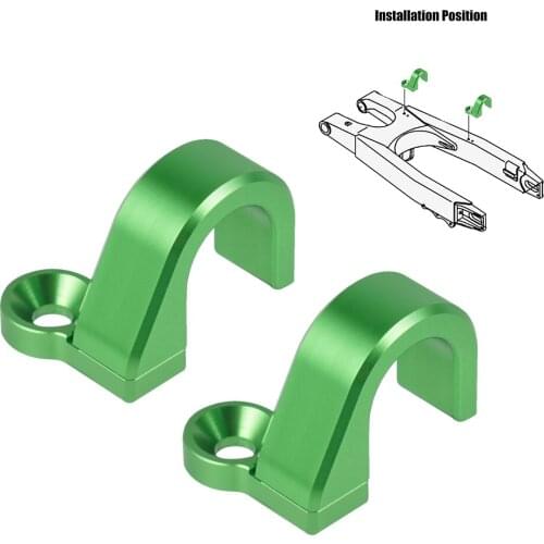 NICECNC Rear Brake Hose Line Clamp Guide Holder For Kawasaki KX125 KX250 94-96 KDX200 KDX200R 97-06 KX 125 250 KDX 200 200R