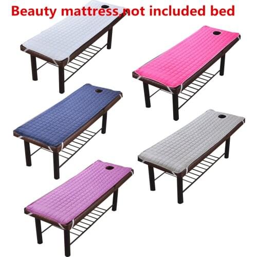1PCS 80x190cm Non-slip SPA Massage Bed Table Sheet Beauty massage bed mattress with Face Breath Hole Salon Bed Mattress Sheet