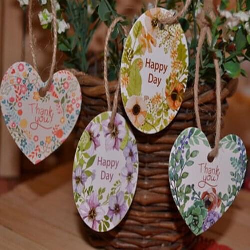 100pcs/lot nostalgia Retro DIY Kraft Paper Blank Card DIY Graffiti Word Cards Gift Greetings Vintage Card