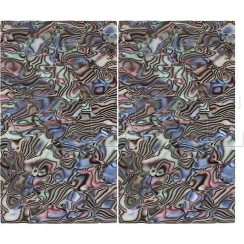 2PCS inlay Colorful Guitar Head Veneer Shell Sheet NEW