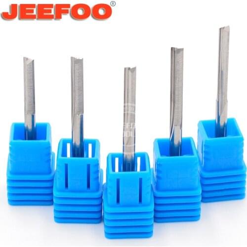 3.175mm 1/8mm Soild Carbide Two Flutes Straight Engraving Cutters for Foam Multilayer board, Plywood, MDF