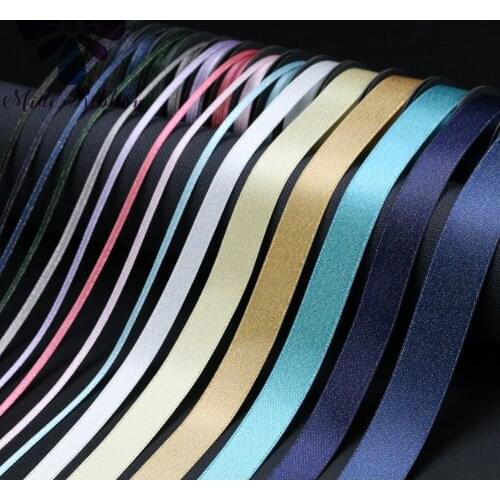 5-9 Yards 3/10/16/22mm Golden Grosgrain Ribbon Clothing Accessories Decoration Handmade Materials Gift Packaging Accessories