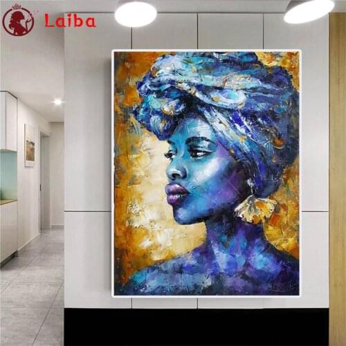 Diy Diamond Painting Abstract art, painted woman diamond mosaic full square drill diamond embroidery cross stitch home decor