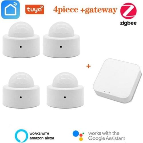 NEW Tuya Zigbee 3.0 Human Motion Sensor & Detector Smart Life APP Remote Monitoring PIR Infrared Alarm Detector Gateway Required