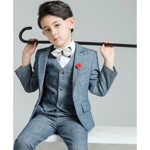 Child Suit For Boy Wedding Kids Top Quality Prom Dresses Children tailor-made Tuxedo Enfant Garcon Mariage Formal Blazer