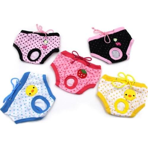 Dog Physiological Pants Teddy Menstrual Pants Small Dogs Pet Underwear Chihuahua Anti-harassment Pants Puppy Dog Underwear Pug