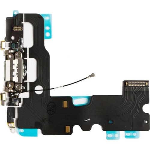 Charging Port Flex Cable for iPhone 7 Black White Light Gray Color
