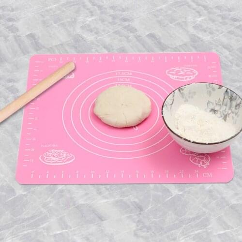 Kitchen Silicone Baking Mat for Rolling Dough Pastry Cakes Bakeware Liner Pad Mat Non-stick Baking Accessories Tools