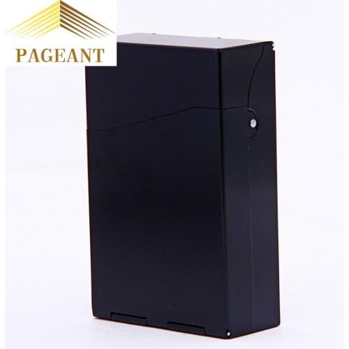 1Pcs fashion high-grade cigarette box solid color cigarette case plastic box decorative rubber cigarette case