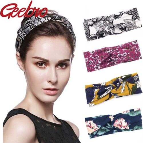 2021 new fashion headband Vintage bandana Twisted knitted hair bands Bows for girls elastic Headband Hair Ties