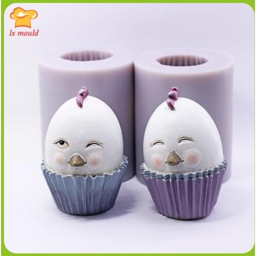New Cartoon 2 Angry Birds Egg Silicone Molds Chocolate Soap Candle Mould Muffin Cup Angry Birds DIY Tool