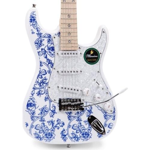 Pickup Travel Guitar Electric High Quality Semi Hollow Portable Guitar Precision Bass Guitarra Electrica Instruments DE50JT