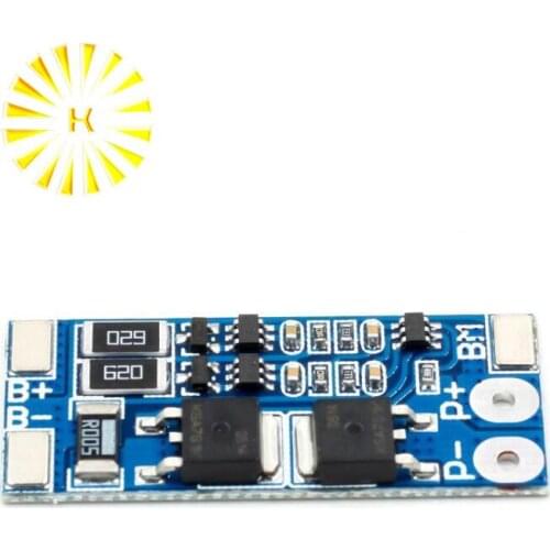 2S 7.4V lithium battery protection board 8A operating current 10A current limiting with equalization Connector