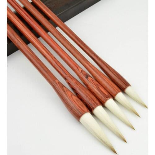 Multiple Hair Calligraphy Pen 5pcs Watercolor Painting Offical Script Writing Calligraphy Brush Pen Large Brush Pen Tinta China