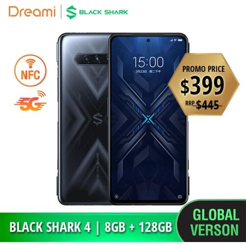 [READY STOCK] Black Shark 4 128GB ROM 8GB RAM - Gaming Phone / Smartphone / Mobile / blackshark4