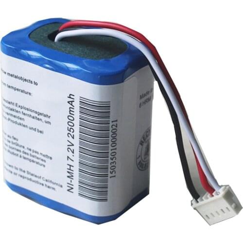 7.2V 2500mAh For iRobot Roomba Braava 380 & 380T Vacuum Replacement NI-MH Battery High Quality Rechargeable Battery