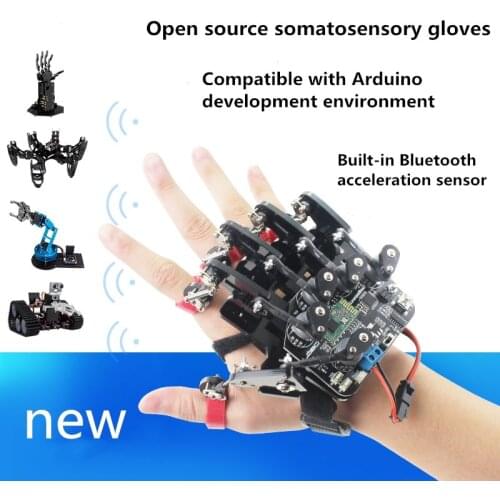 Open source somatosensory gloves Wearable mechanical gloves Exoskeleton sense control Robot control