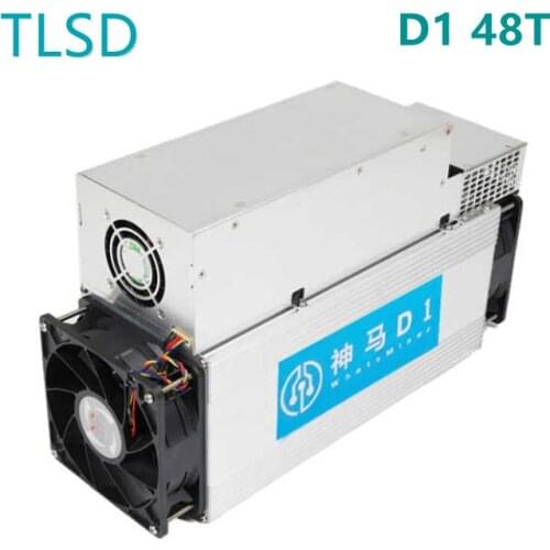 TLSD Used Whatsminer D1 48T Bitcoin Mining Machine with Power Supply