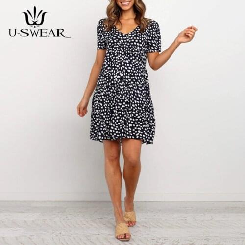 Летние платья в клетку U－SWEAR China At AliExpress