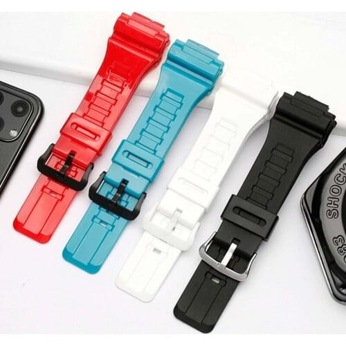 Waterproof Resin Strap Watch Band For Casio AQ-S810W AQS810WC AQ-S810W-1A sport watchband wristband Bracelet Watch Accessories