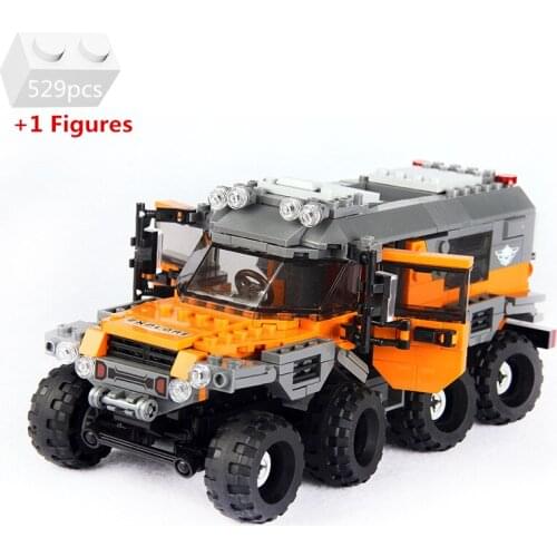 High-tech SUV Off-Road Car Super Big Foot Truck Classic Model Kit Building Blocks Sets Bricks Kids Toys For Children Boys Gifts