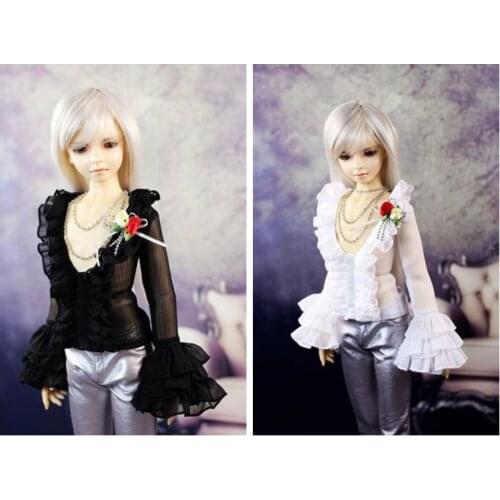 [wamami] 80# Black White Blouse Shirt 1/4 MSD 1/3 SD DZ AOD SD17 DZ70 70CM BJD Doll Dollfie