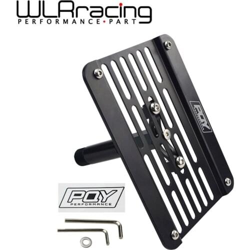 WLR RACING - Multi Angle Tow Hook Mount License Plate For LEXUS ES 2007-UP with WLR Sticker WLR-LPF03
