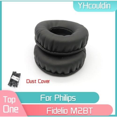 YHcouldin Ear Pads For Philips Fidelio M2BT Headset Leather Ear Cushions Replacement Earpads