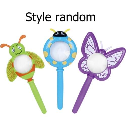 1pc Kids Anti-stress Developing Educational Toys for Children Cartoon Physical Chemistry Science Experiment Magnifier Funny Game