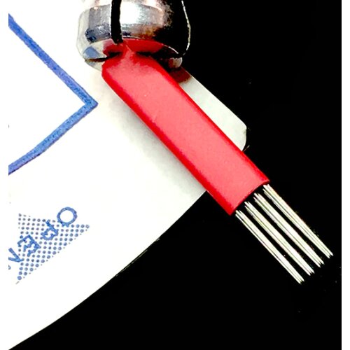 100 PCS 4 X 3R Microblading Needles 12 for Permanent Makeup Tattoo Blades for Eyebrow 3D Embroidery Eyebrow 18 Pins