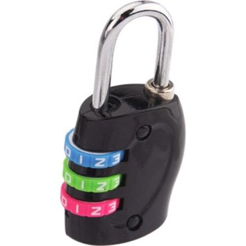3 Combination Travel Suitcase Luggage Code Lock Security Alloy For Luggage Zipper Bag Backpack Handbag Drawer durable Locks
