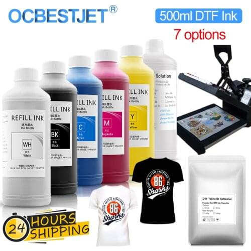 500ML/Bottle DTF Ink PET Film Transfer Ink For DTF Direct Transfer Film Printer For DTF Printing PET Film Printing And Transfer