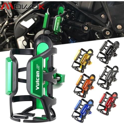 For KAWASAKI Vulcan S 650 650cc VN650 2015-2021 Motorcycle Accessories CNC Aluminum Drink Cup Cage Water Bottle Holder Vulcans