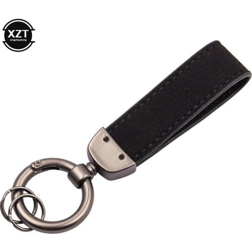 Classic Style Car Keychain Pendant Men and Women Leather Custom Creative sAmple Personality Tide Brand High-Grade Leather Key