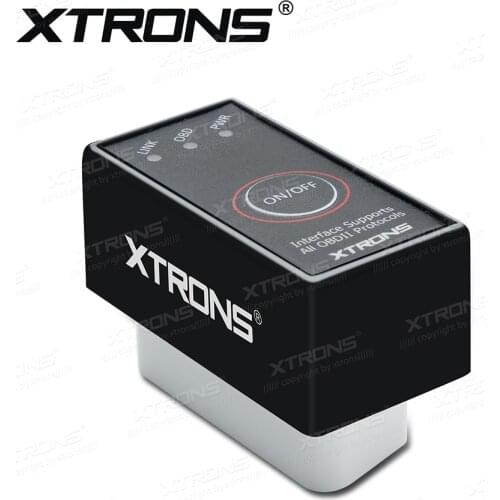 ELM327 Bluetooth OBD2 II Car Auto Diagnostic Scanner Tool On/Off Switch Fit To Xtrons TD613AD TD730A TD630A PF82MTVA