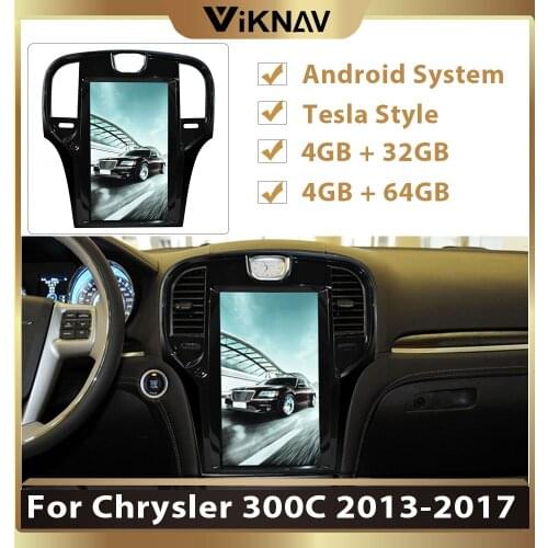 Android 13.3 inch Carfor-Chrysler for 300C 2013 2014 2015 2016 2017 Vertical Screen Car DVD Radio Multimedia Player