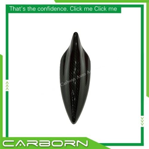 For Chevrolet Camaro 2016 2017 Add on Style Shark Fin Shape Carbon Fiber Antenna Cover