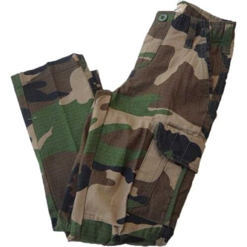 Trousers boys pants camouflage sports comfortable cotton pockets boys
