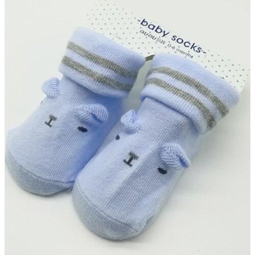 Best Sale Cute Toddler Newborn Baby Comfortable Socks Boy Girl Soft Sole Anti-slip Socks Infant Holiday Gifts 0-6M