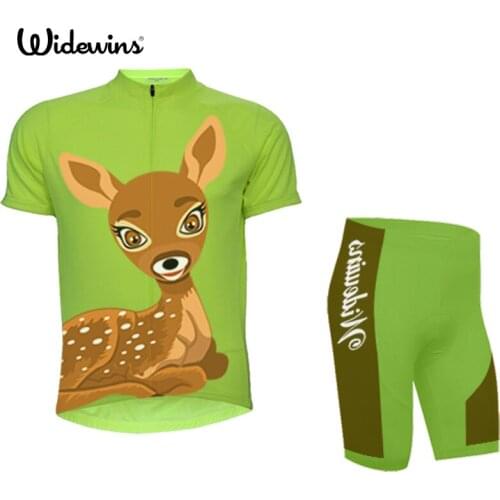 NEW Customized green White deer pro road RACE Team Bicycle Bike Pro Cycling Jersey Wear Clothing Breathable 5123