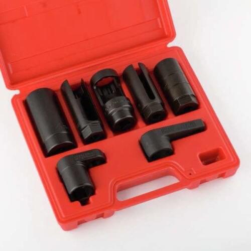 Wholesale 5sets 7 pc oxygen sensor removal wrench remover removing installer socket tool kit