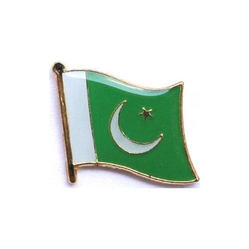 Pakistan single flag pin badge