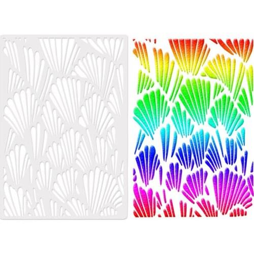 18*26 Leaves Plastic Layering Stencils for DIY Scrapbooking/photo album Decorative Embossing DIY Paper Cards Crafts