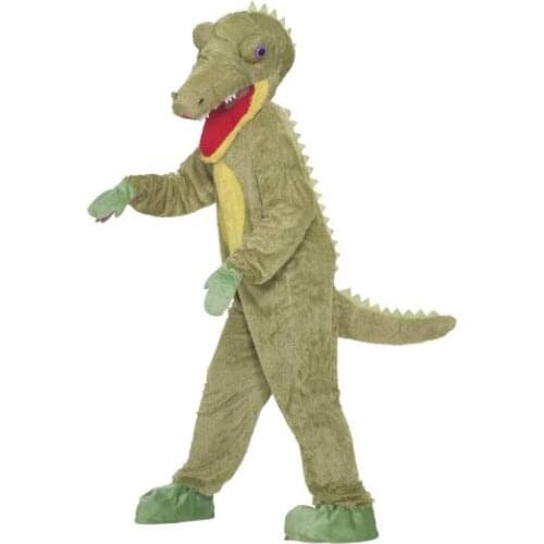 Plush Crocodile Mascot Costume Animal Role-playing Suit Halloween Party Costume Costume
