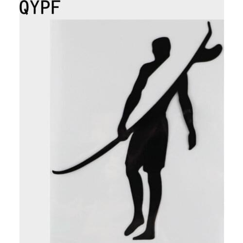 QYPF 15.2CM*11.5CM Creative Surf Sports Vinyl Car Stickers Accessories S2-0036