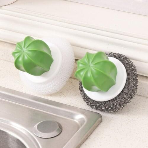NEWYEARNEW Pot Cleaning Brush Scourer Household Dish Hand Washing Ball Kitchen Tools