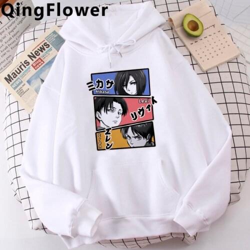 Shingeki No Kyojin Attack on Titan Anime hoodies male plus size Oversized grunge male pullover sweatshirts 2021