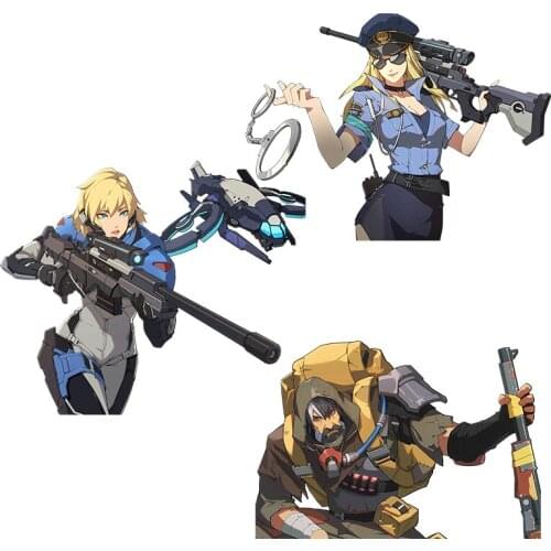 Three Ratels CDM325 Hot game Shooter anime wall sticker for gabinete gamer car hood sticker laptop decal