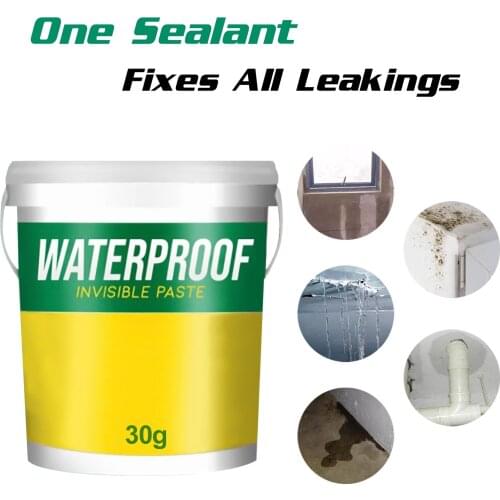 Waterproof Invisible Pasteable Water-based Anti-leakage Agent Super Strong Sealant Tile Trapping Repair Leak-proof Glue Dropship